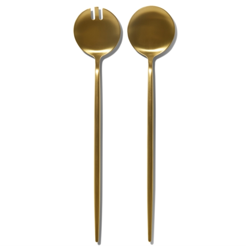 TAJA‎ Collection Gold Salad Servers